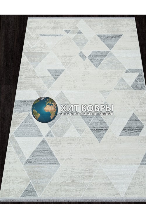 Турецкий ковер Rubi 26224 Крем-серый
